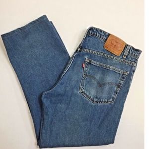 Levis 40x32 Reg Fit Straight Fit Jeans B457